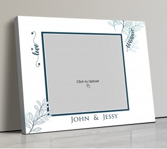 Photo Canvas Frames 14x12 - Florals Love Frame Design