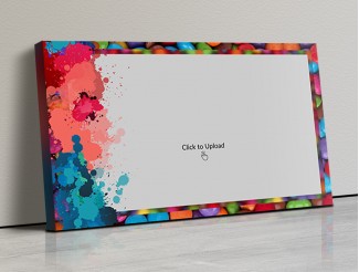 Photo Canvas Frames 17x10 - Water Color Splash Design