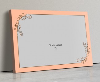 Photo Canvas Frames 17x12 - Vintage Floral Frame  Design