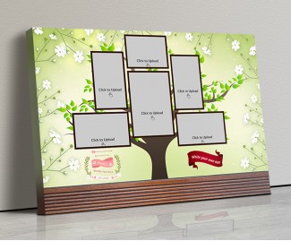 Photo Canvas Frames 17x12 - Family Tree Design