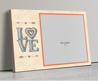 Photo Canvas Frames 20x14 - Love Arrows Design