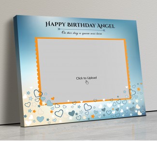 Photo Canvas Frames 20x17 - Sky with Love Stars Design