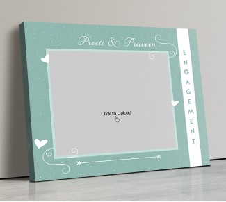 Photo Canvas Frames 20x17 - Snow Hearts Design