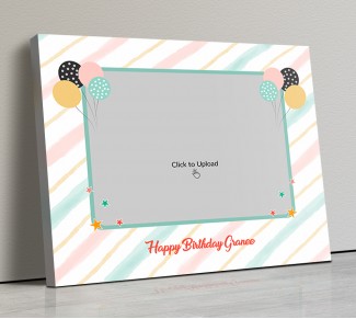 Photo Canvas Frames 20x17 - Happy Birthday Granny Design