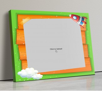 Photo Canvas Frames 20x17 - Cartoon Stars And Cloud Design