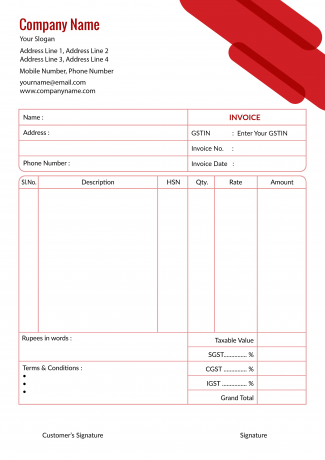 Professional Bill Book