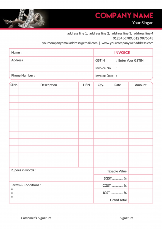 Textiles Bill Book