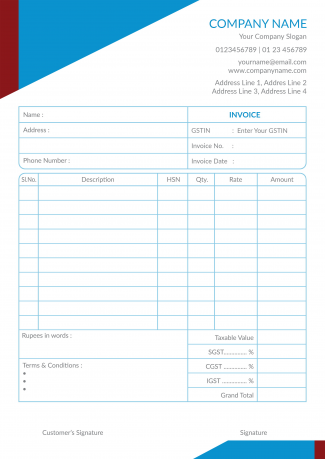 Content Bill Book
