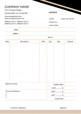 Contractor Bill Book