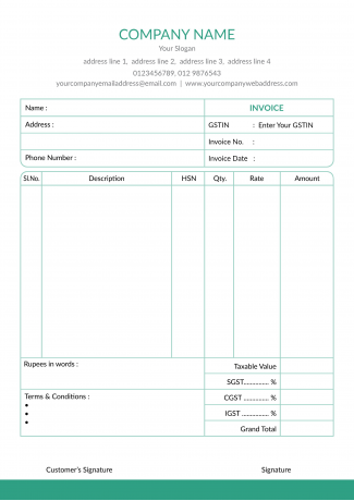 Simple Bill Book