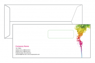 Premium Paint Shop Envelope Design