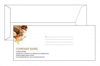 Bakery  Envelope Design