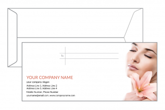 Beauty Spa Envelope Design