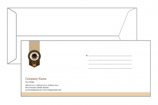 Coffee Shop Envelope
