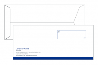 Dark Blue Envelope