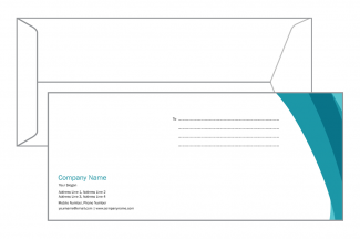 Aqua Envelope