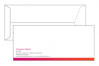 Premium Pink Envelope
