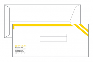 Yellow and Black Envelope