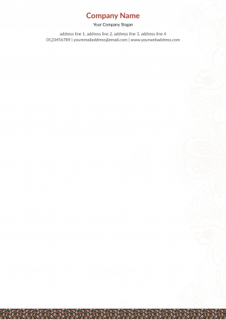 Florist Letterhead Design