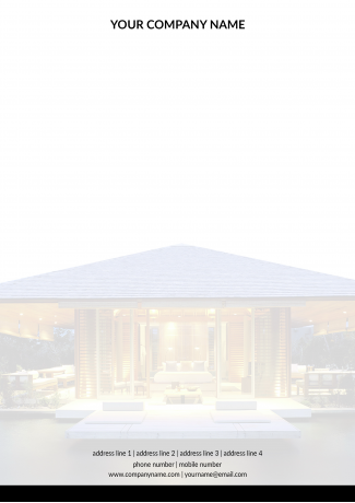 Interior Designer Letterhead Design