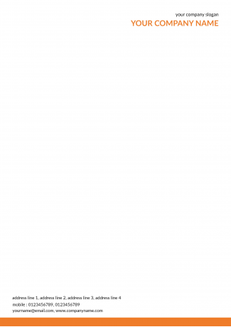 Professional  Letterhead Design