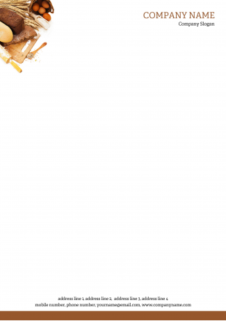 Bakery  Letterhead Design