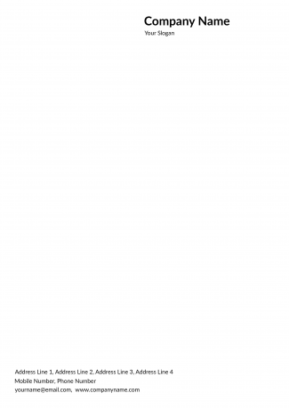 Premium Letterhead Design