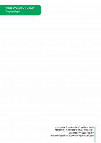 Management Letterhead Design