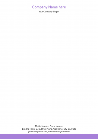 Professional Letterhead Design