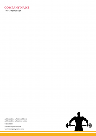 Gym Letterhead