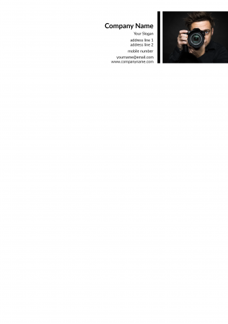 Photography Letterhead