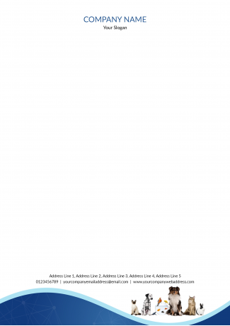Pet Clinic Letterhead