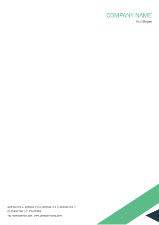 Secretary Letterhead