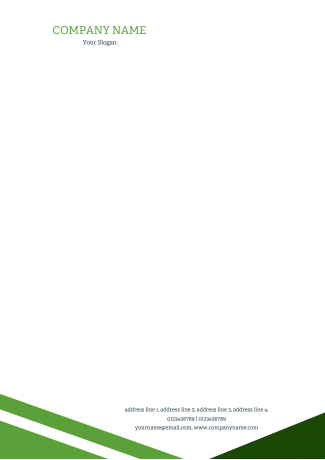 Green Letterhead