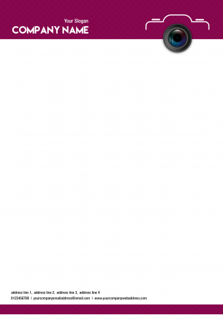 Photographer  Letterhead