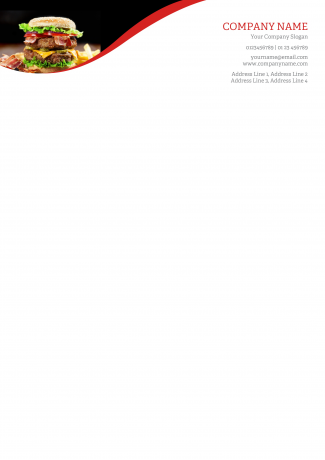 Red Letterhead