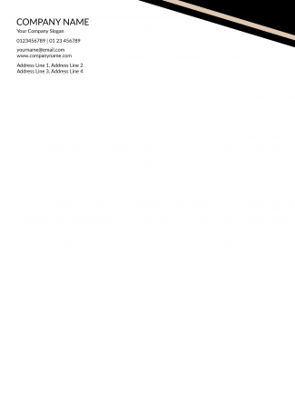 Contractor Letterhead