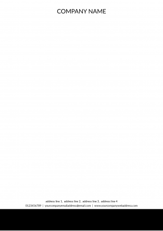 Premium Letterhead