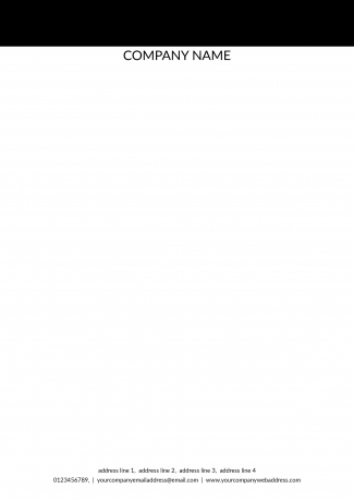 Elegant Letterhead