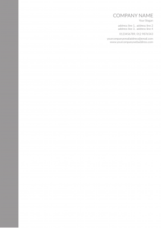 Grey Letterhead