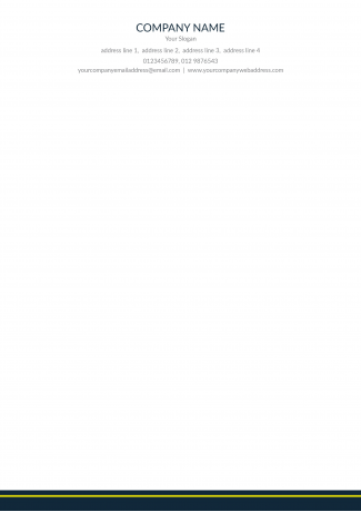 Plain Letterhead