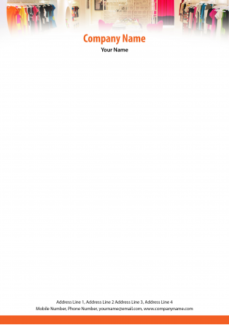 Saree Shop Notepad Design