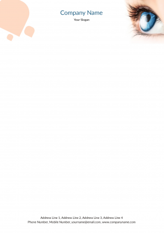 Eye Care Notepad Design