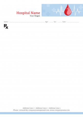 Cardiologist Prescription Pad Design