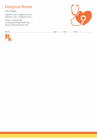 Cardiologist Prescription Pad Design