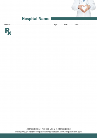 Cardiologist Prescription Pad Design