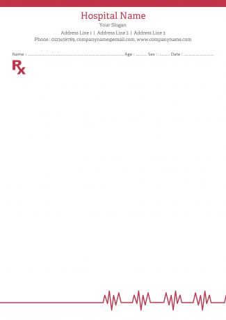 Rx pad Prescription Pad Design