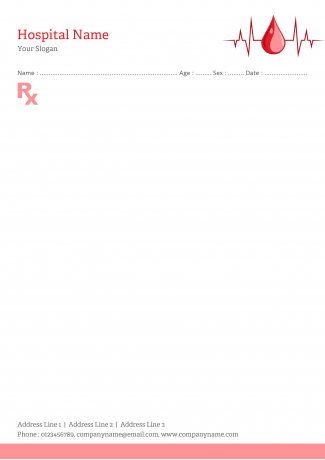 Cardiologist Prescription Pad Design