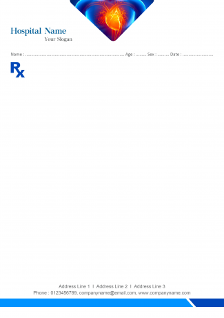 Cardiologist Prescription Pad Design