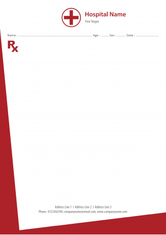 Medical Prescription Pad Design